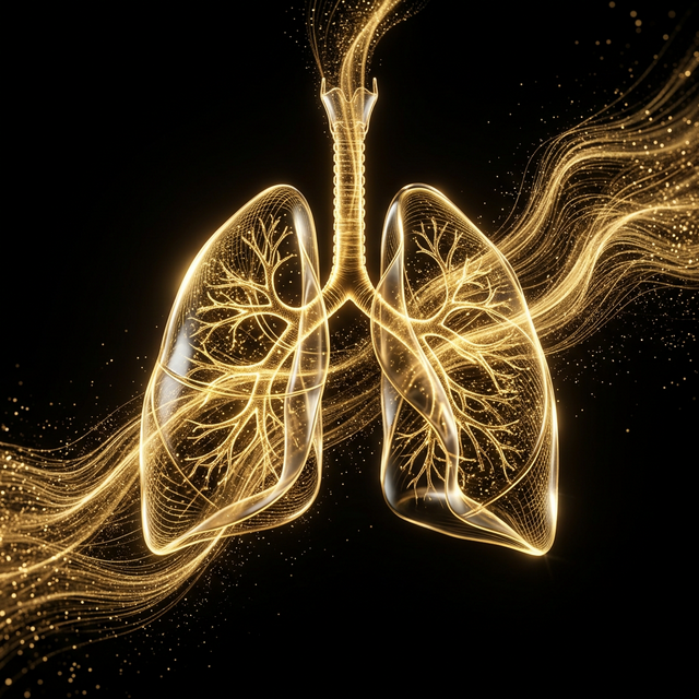 肺へのガス吸入